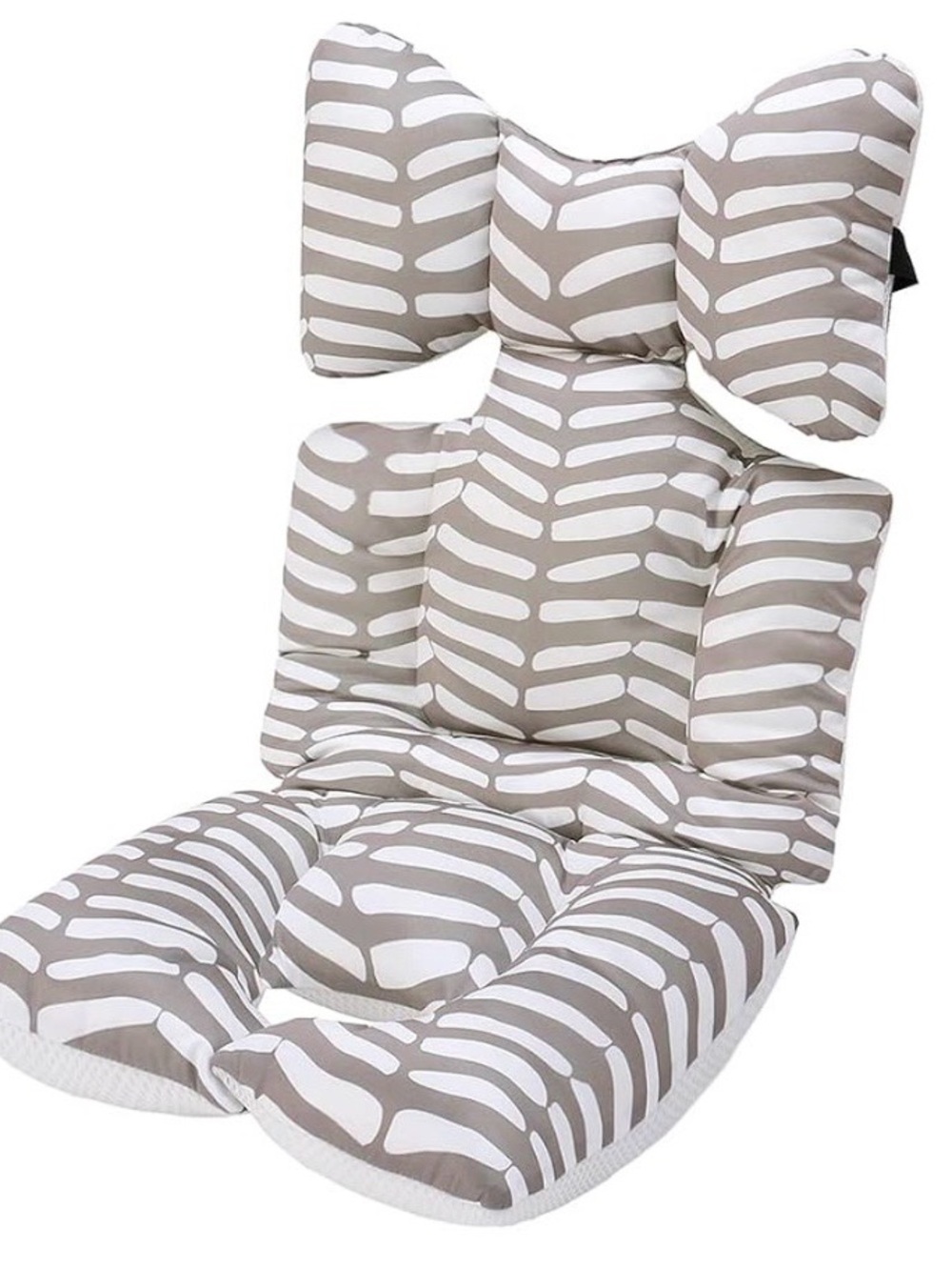 Miracle Baby Stroller Liner Seat Cushion Pad Grey White Universal 3D Mesh NWOT